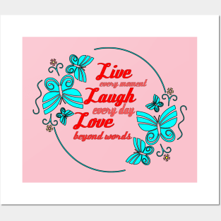 Live, Laugh, Love Posters and Art